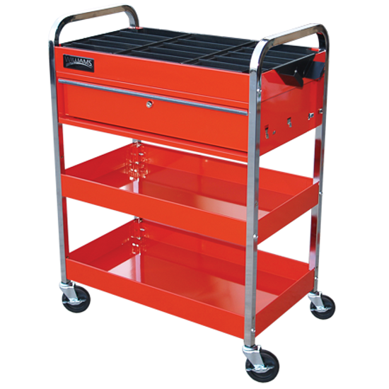Picture of 1 Drawer Tool Trolley with Wheel Weight Tray